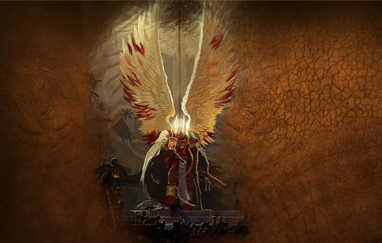 Photo wallpaper wings, armor, Warhammer