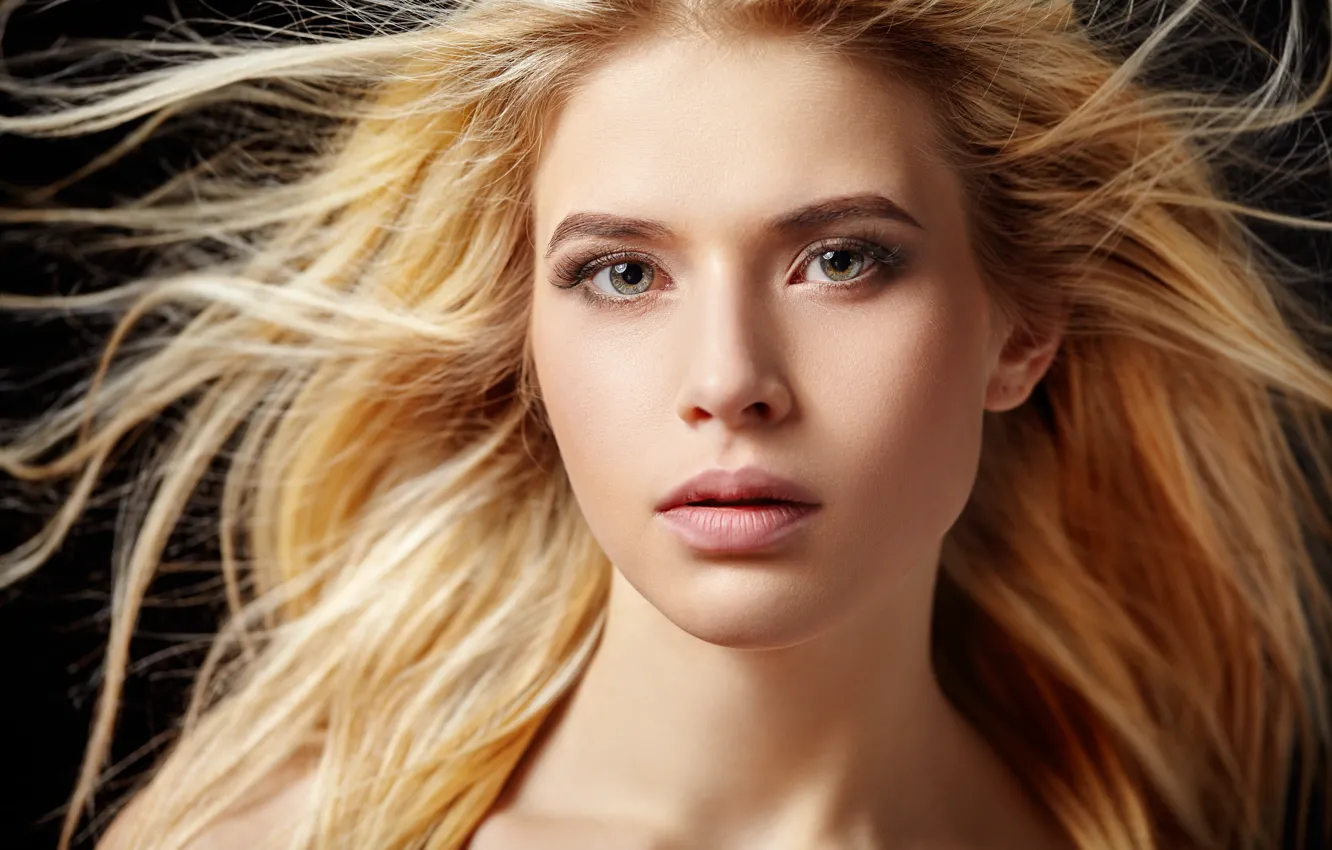 Photo wallpaper look, hair, makeup, photoshoot, The blonde, wipe