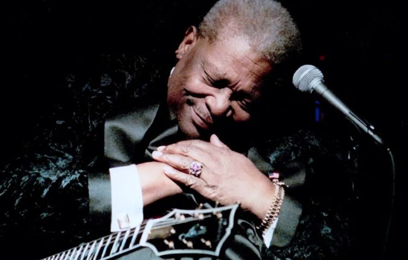 Photo wallpaper songwriter, Riley B. King, bb king, Electric blues, American blues guitarist