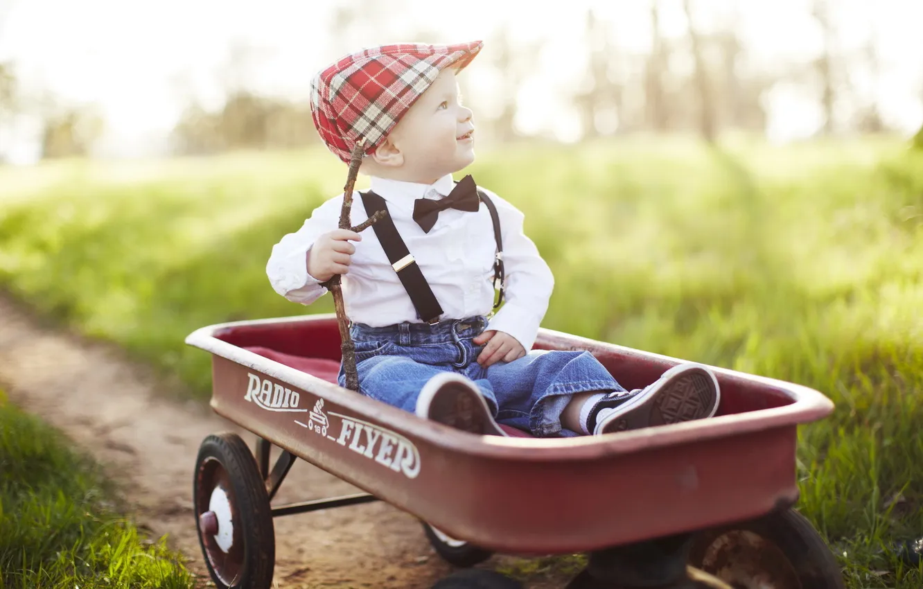 Photo wallpaper summer, light, mood, Malchik