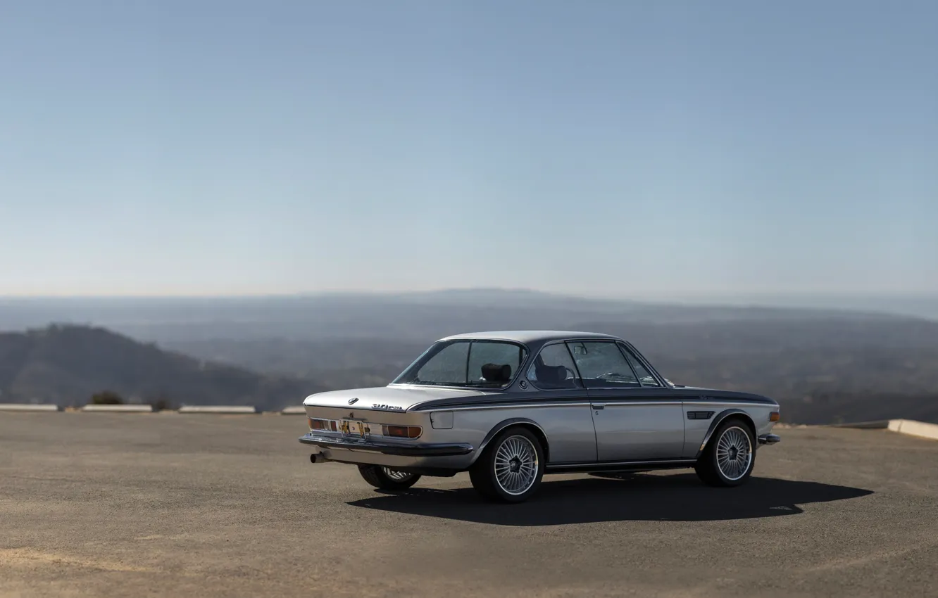 Photo wallpaper car, BMW, sky, 1973, BMW 3.0 CSL, E9