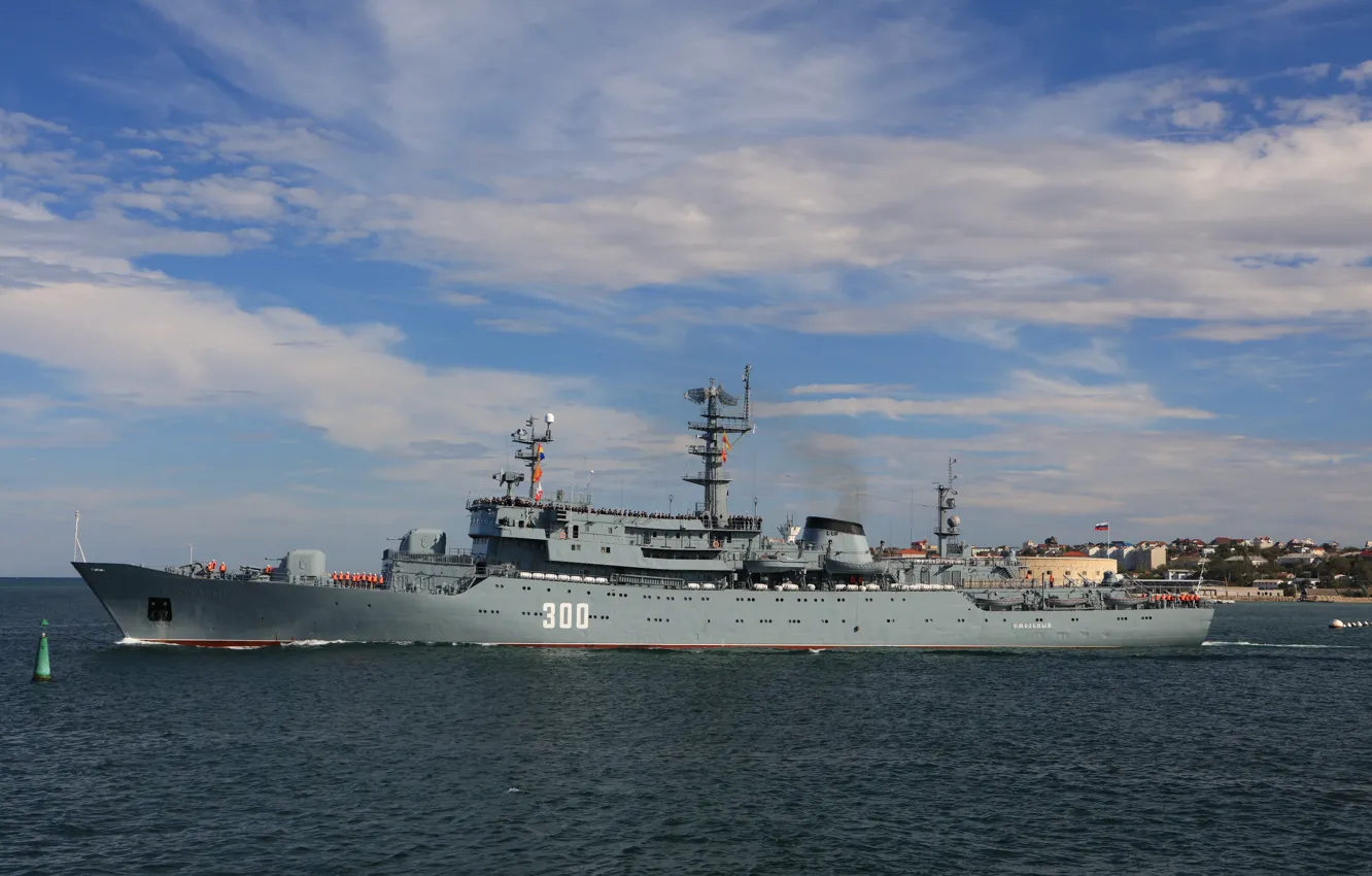 Photo wallpaper ship, training, Smolny
