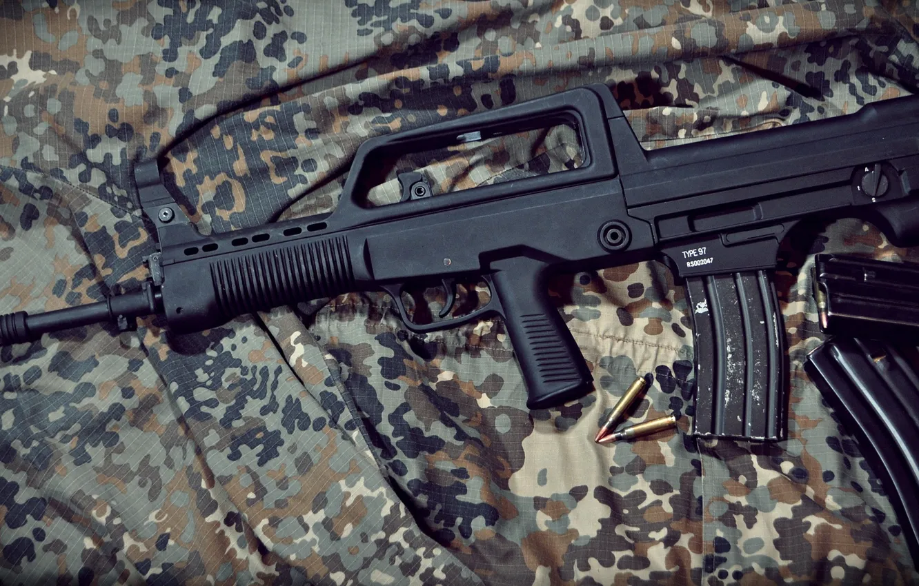 Photo wallpaper weapons, Machine, Gun, weapon, Assault rifle, Type 97, Type 97, Assault Rifle
