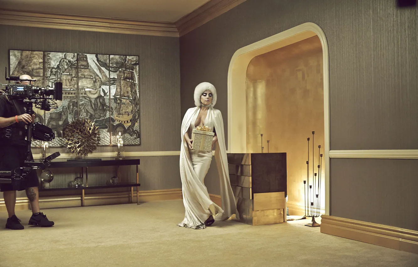 Photo wallpaper girl, holiday, new year, actress, singer, fashion, Music, celebrity