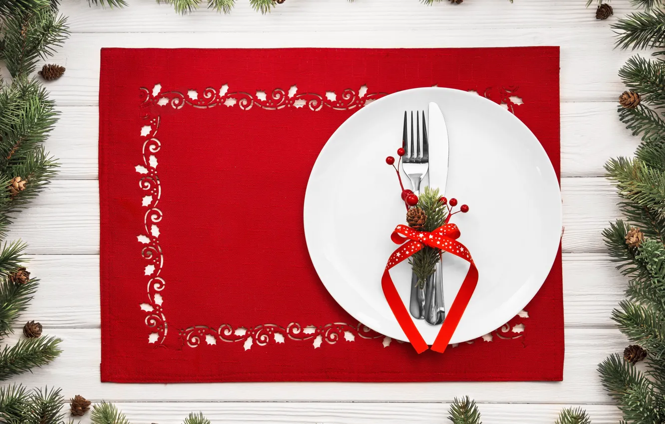 Photo wallpaper new year, Christmas, Christmas, merry christmas, Xmas, decoration, fir tree