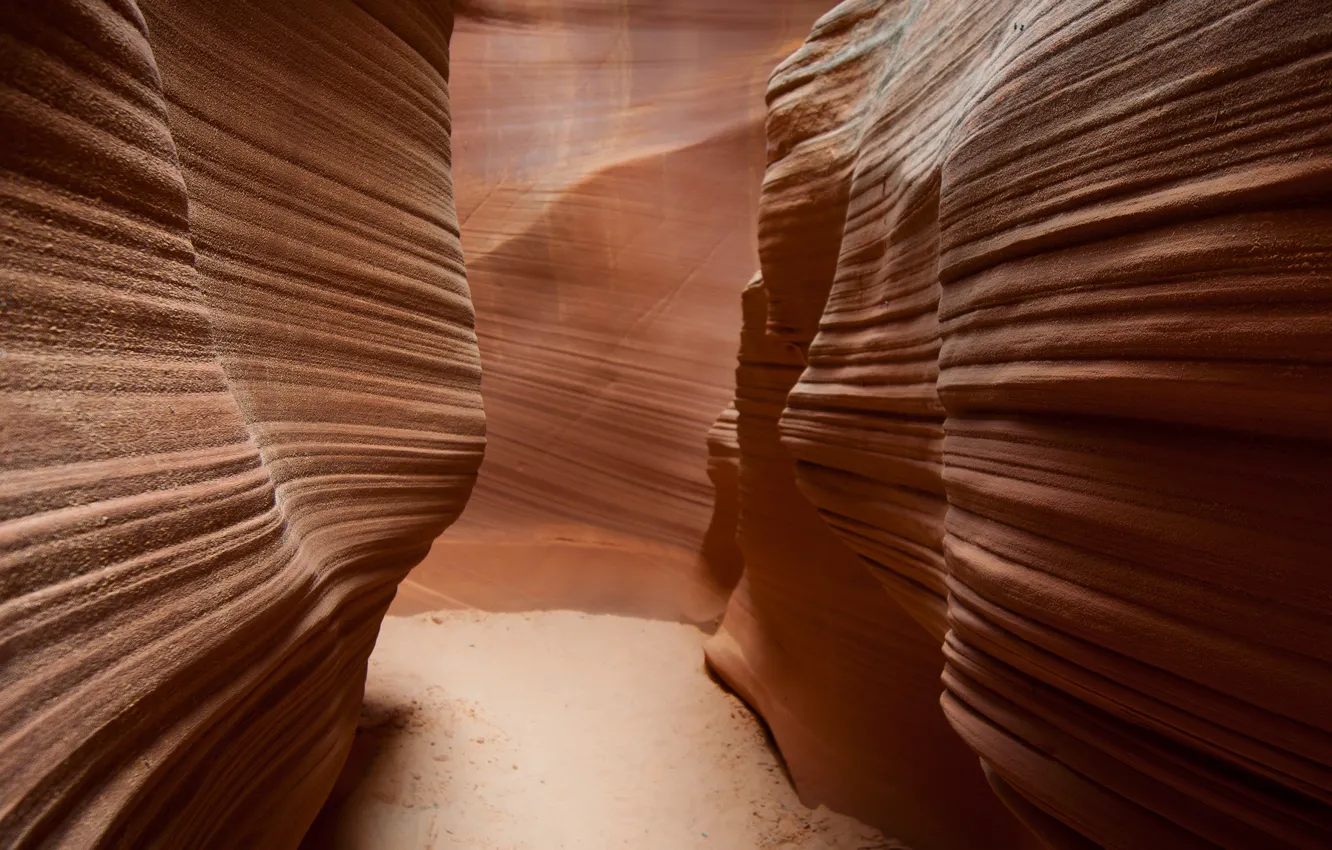 Photo wallpaper nature, rocks, antelope canyon
