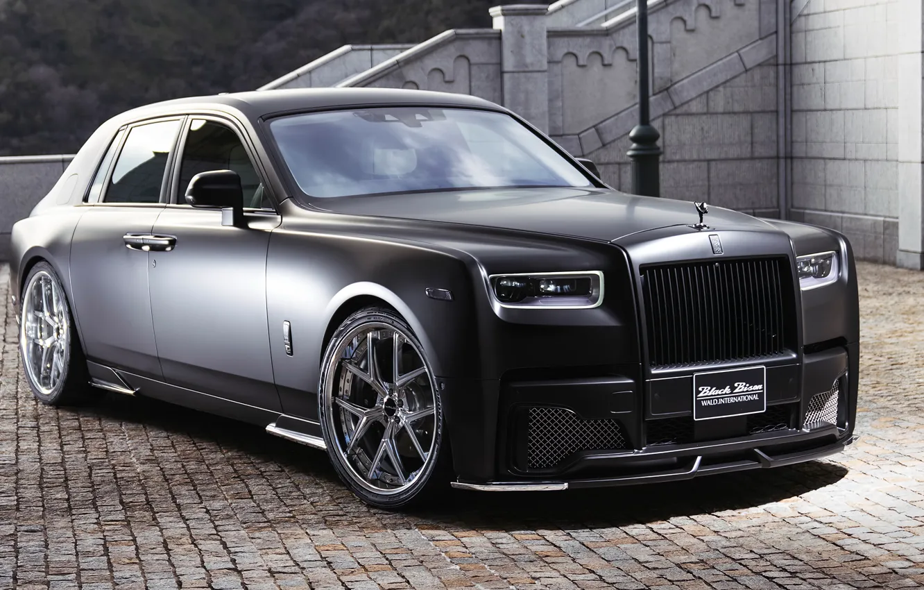 Photo wallpaper Rolls-Royce, Phantom, WALD, Black Bison Edition, 2019, Sports Line