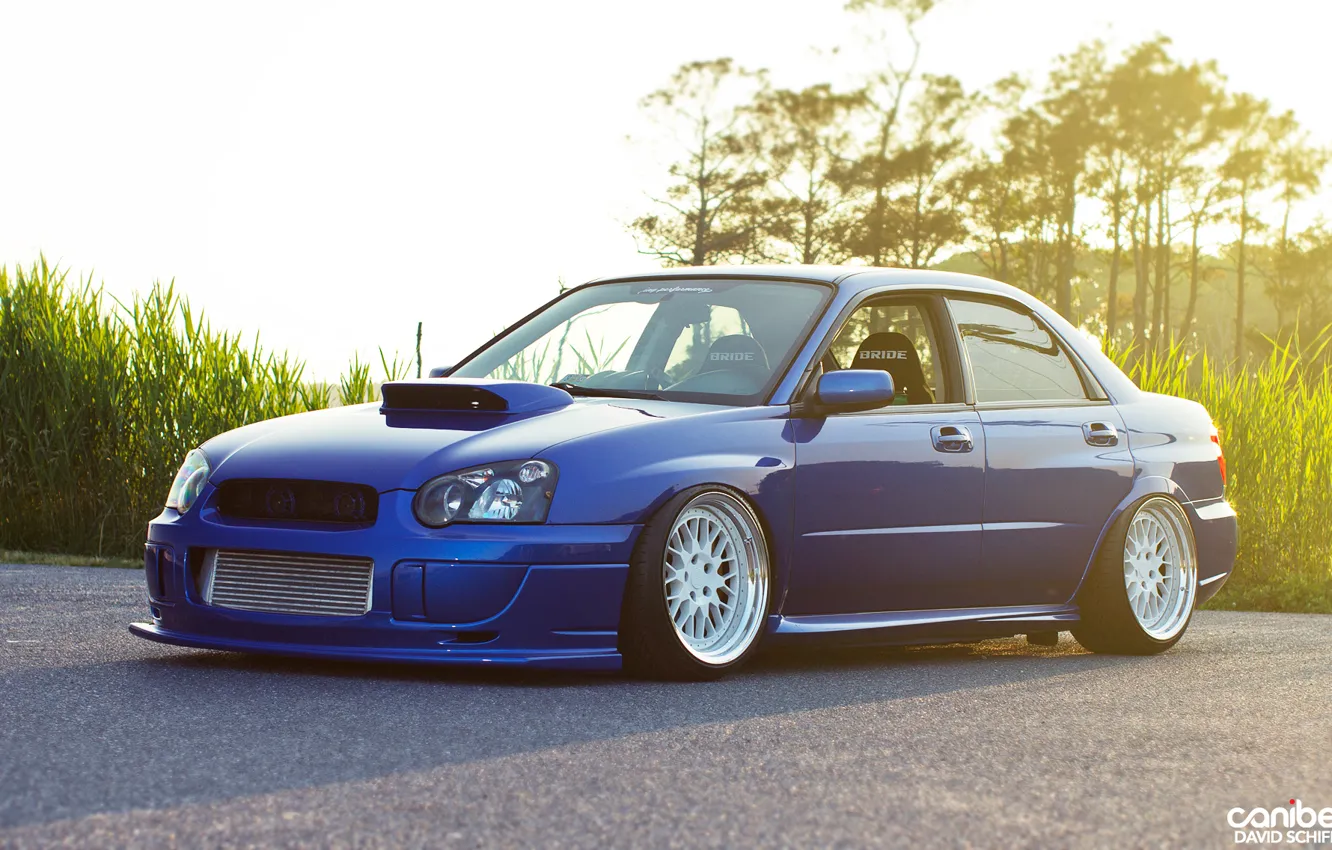 Photo wallpaper tuning, blue, Subaru, canibeat, tunning, Subaru STI