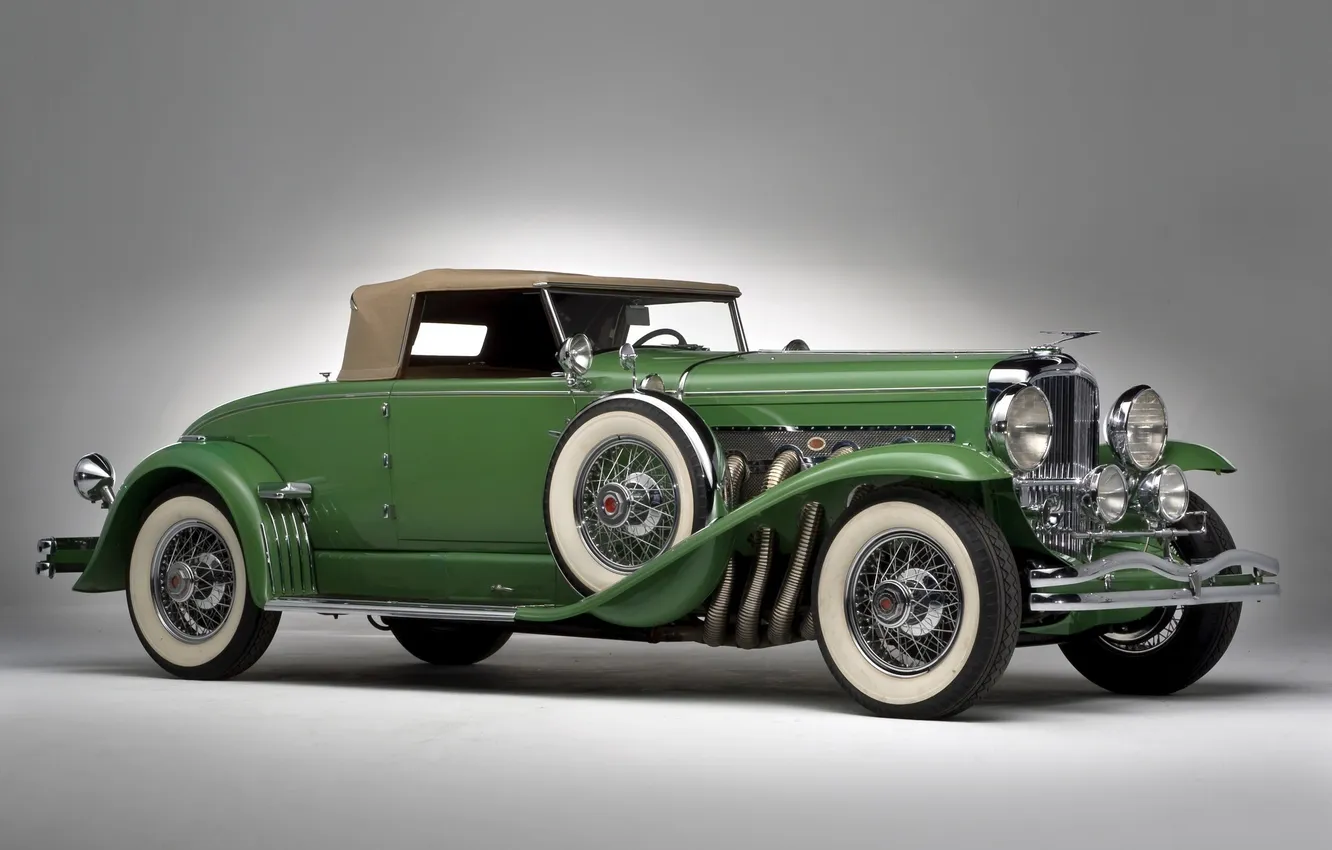 Photo wallpaper retro, car, duesenberg convertible coupe
