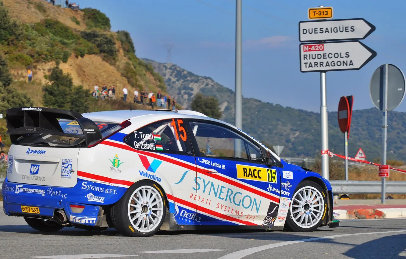 Photo wallpaper machine, auto, sport, Ford, focus, Focus, Ford, WRC