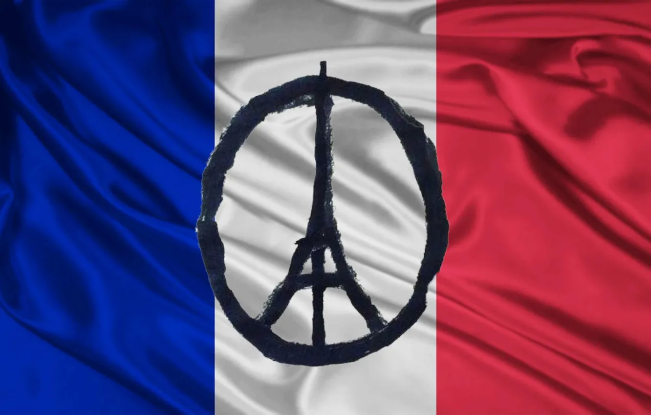 Photo wallpaper I'm Paris, Religious fanatism, Terrorism, Attack on Paris