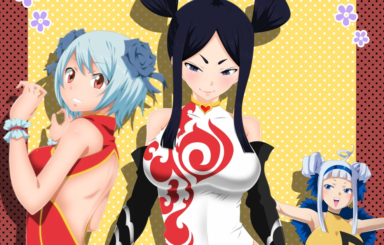 Photo wallpaper girl, dress, anime, pretty, asian, fairy tail, manga, japanese