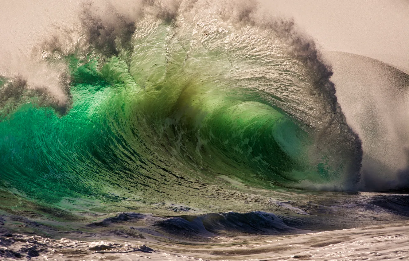 Photo wallpaper sea, drops, squirt, nature, the ocean, wave