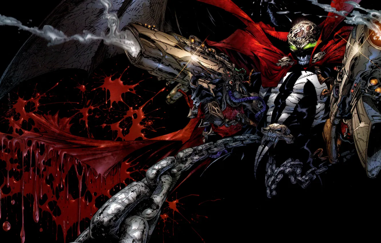 Photo wallpaper Hell, spawn, comic, hero, Comics, geek, spawn