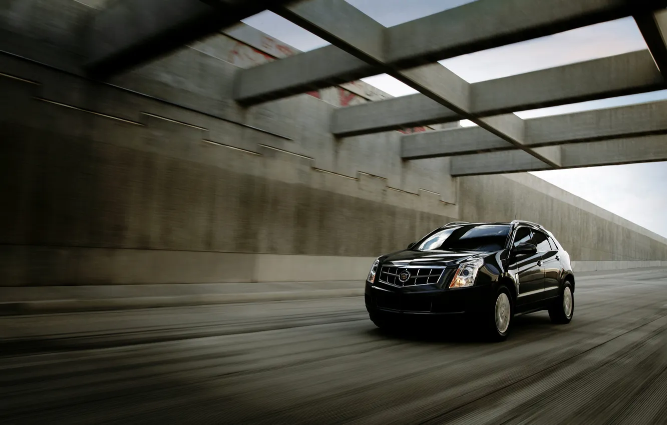 Photo wallpaper speed, car, jeep, SUV, Cadillac-SRX