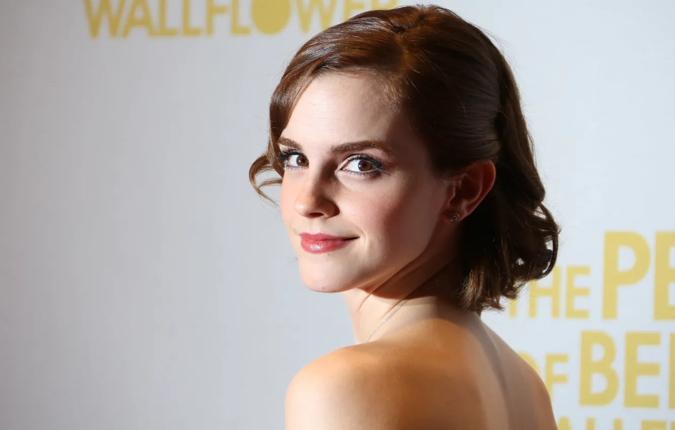 Photo wallpaper look, smile, model, star, actress, beauty, Emma Watson, Emma Watson