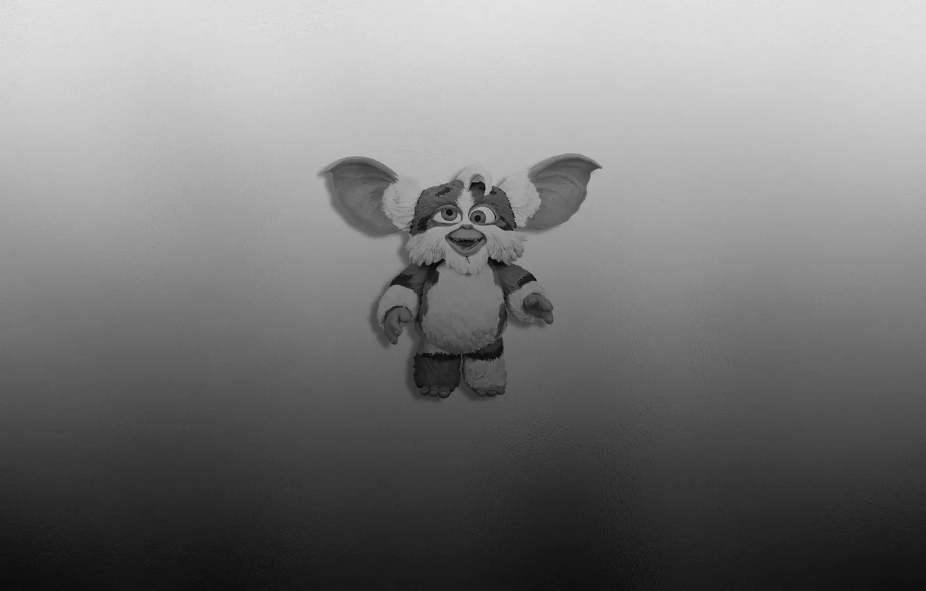 Photo wallpaper smile, the dark background, minimalism, Gremlins, Gremlins, slant eyes