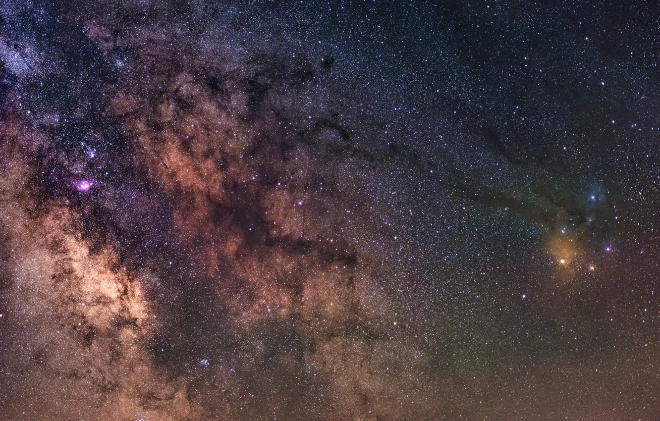 Photo wallpaper the sky, space, stars, nebula