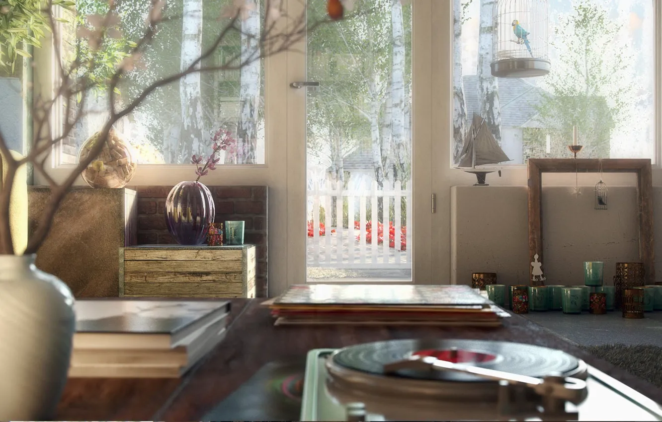 Photo wallpaper the room, entrance, Reloaded and Sunrise Bedroom, Old Pilar