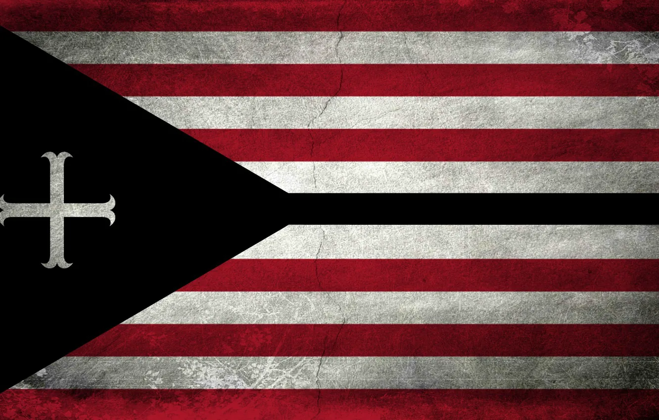Photo wallpaper red, white, black, grunge, flag