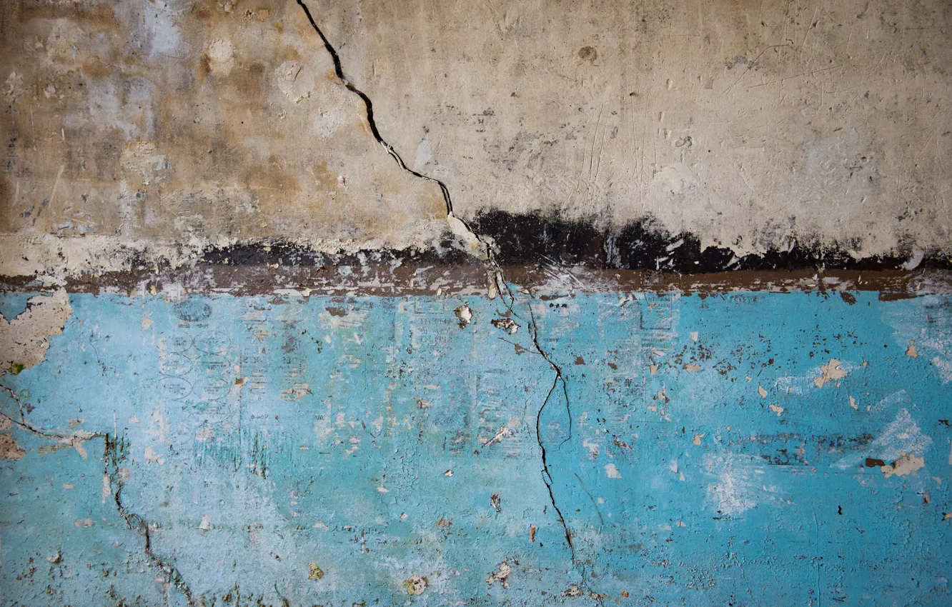 Photo wallpaper cracked, background, wall
