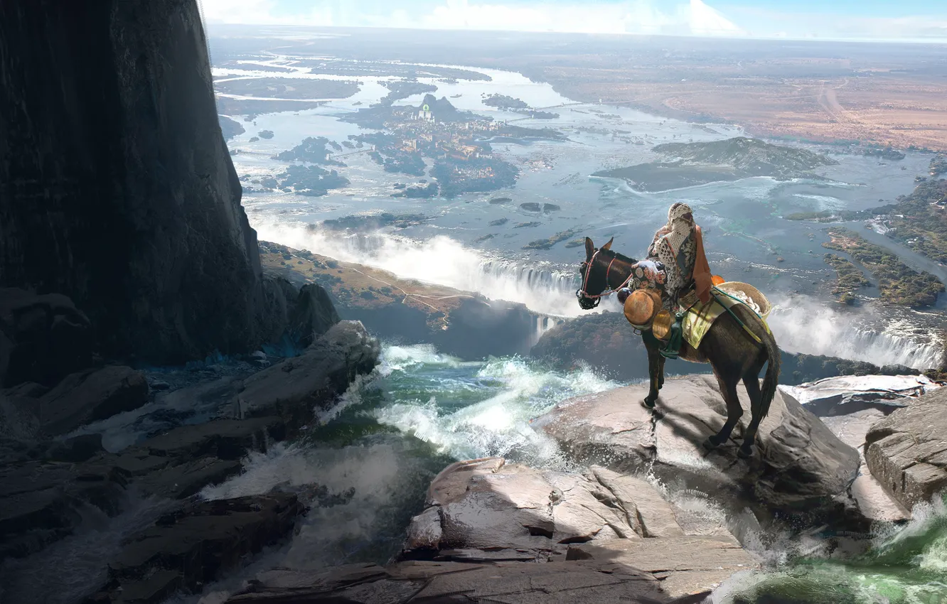 Photo wallpaper art, blake rottinger, Travelling Merchant