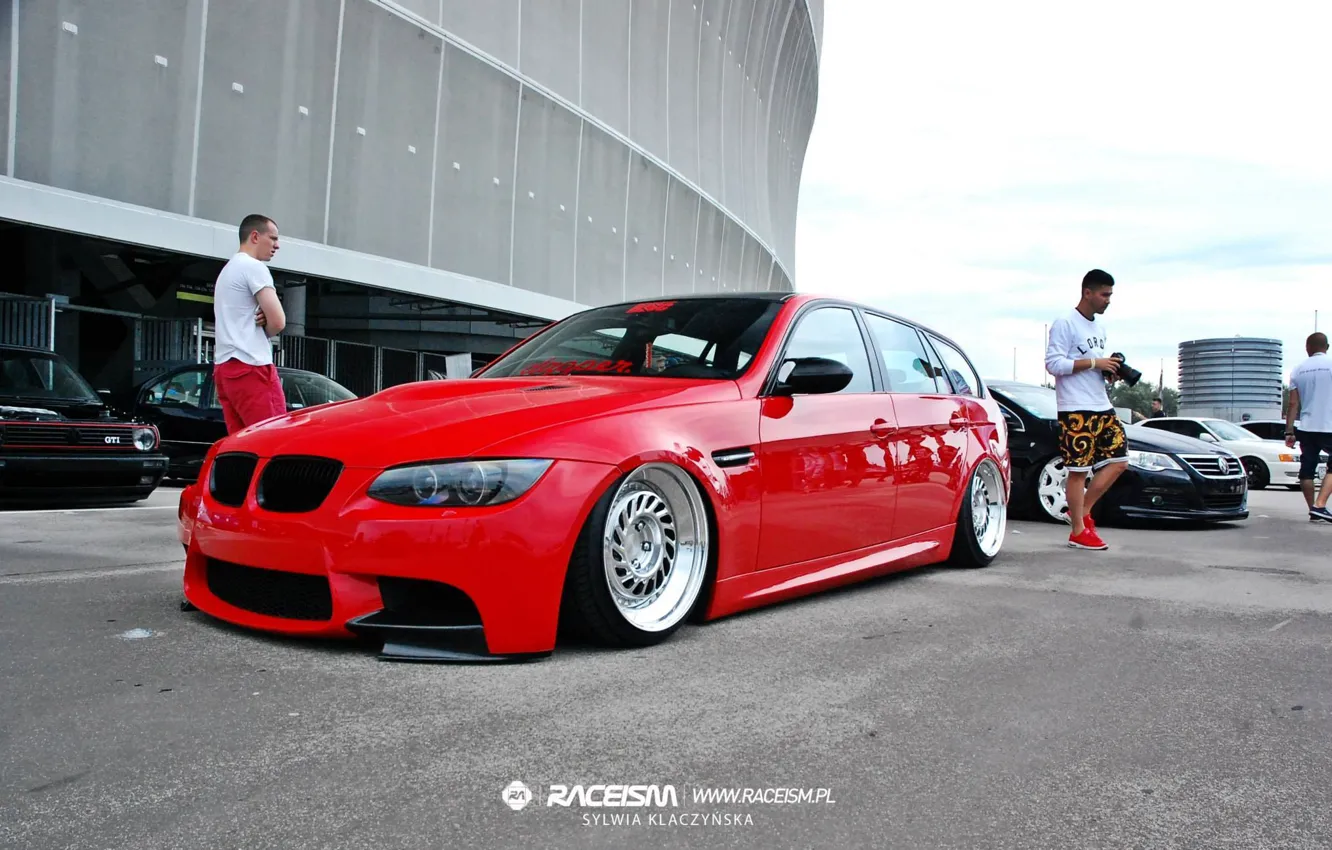 Photo wallpaper bmw, e91