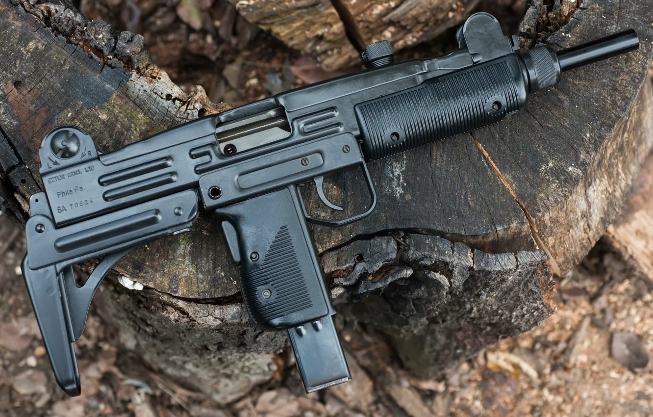 Photo wallpaper the gun, Israel, UZI Model B