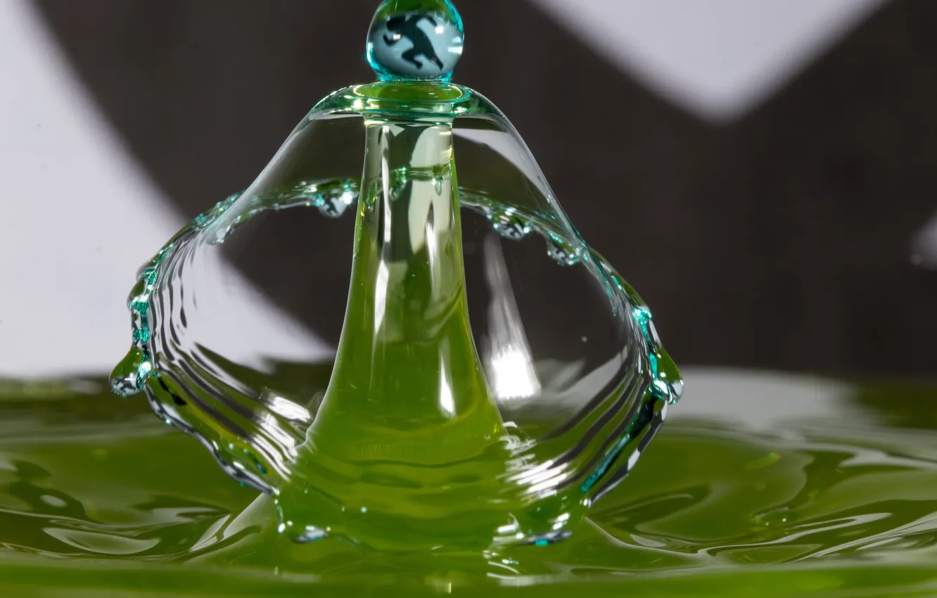 Photo wallpaper water, splash, liquid