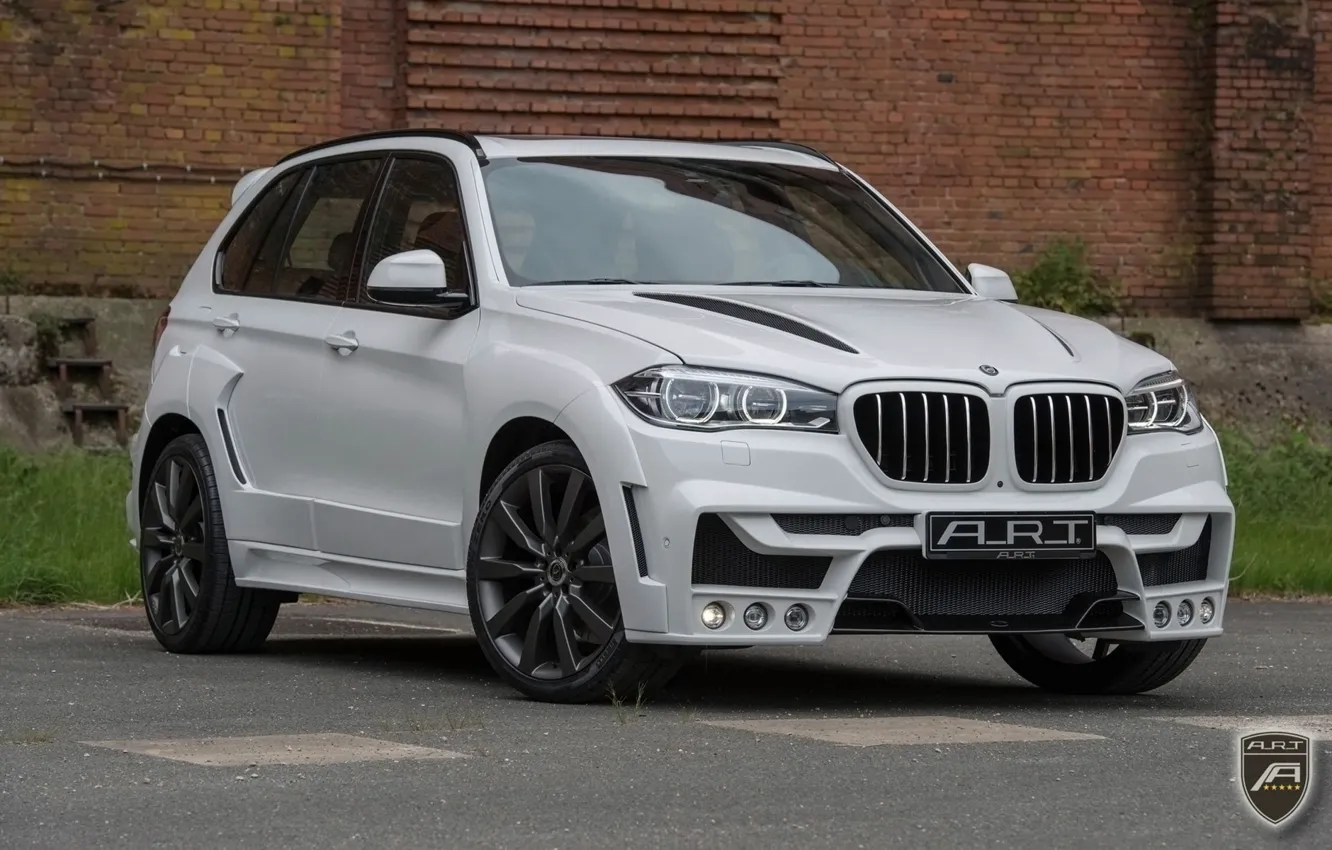 Photo wallpaper BMW, white, tuning, BMW X5, Widebody, 2015, BMW Tuning, ART BMW