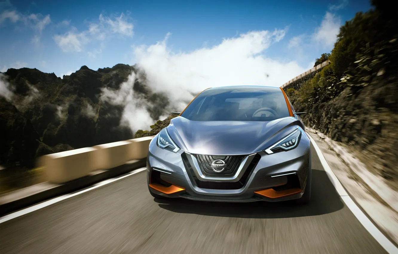 Photo wallpaper Concept, the concept, Nissan, Nissan, hatchback, 2015, Sway