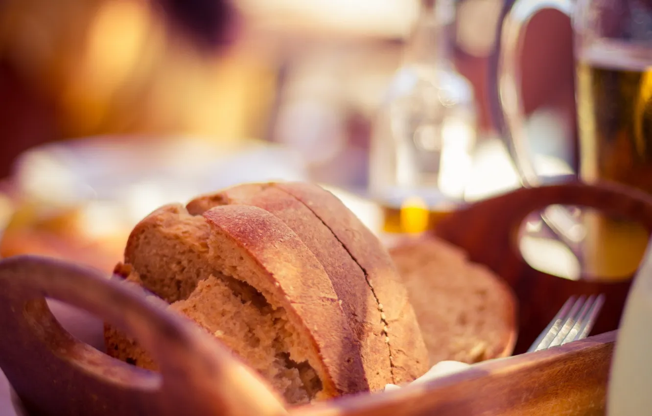 Photo wallpaper macro, food, bread