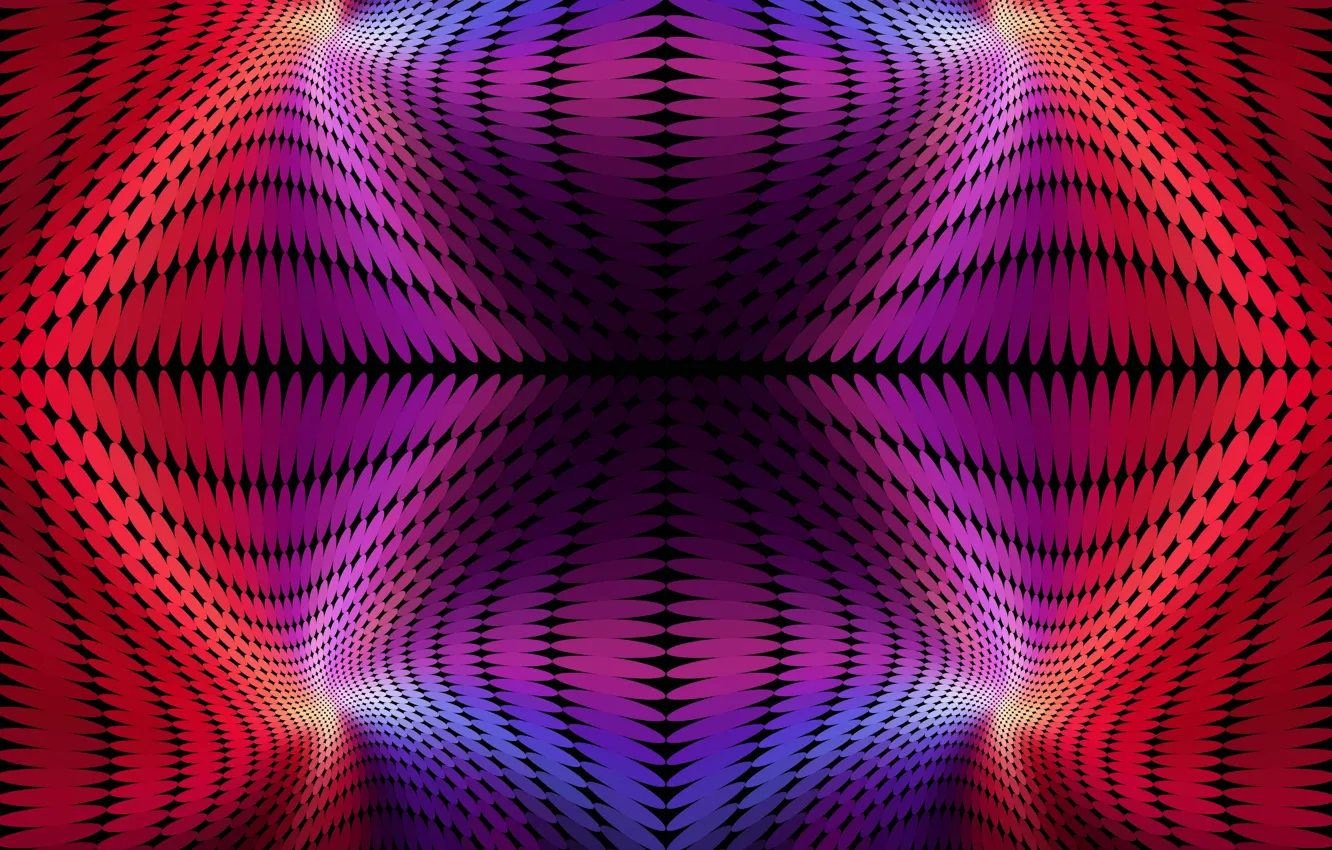 Photo wallpaper circles, texture, colorful