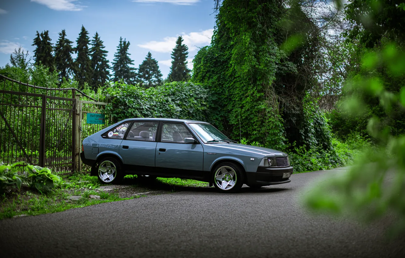 Photo wallpaper grey, Muscovite, AZLK, 2141, moskvich, moskvitch, quartz, azlk