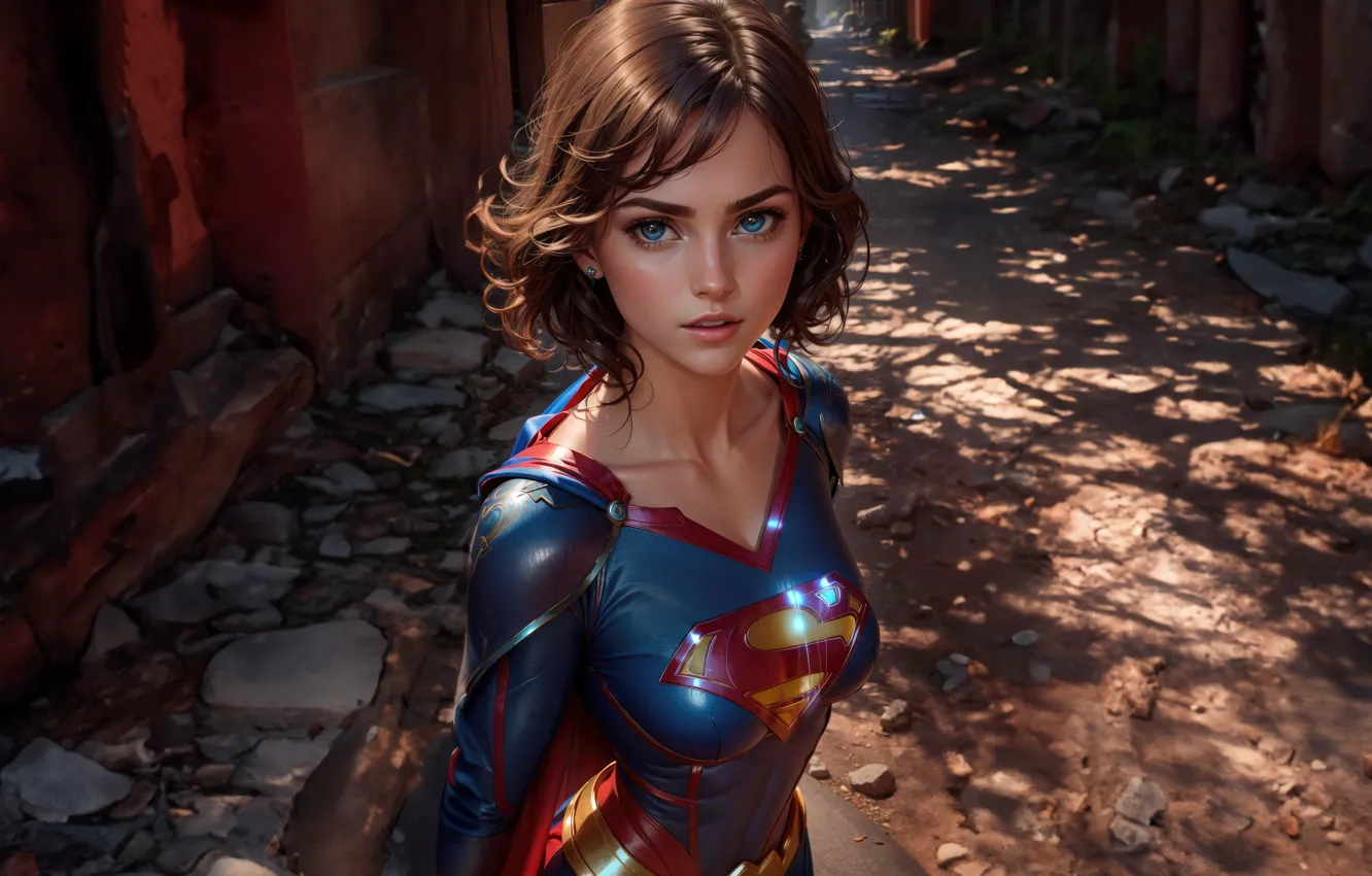 Photo wallpaper Grace, Supergirl, Infinite