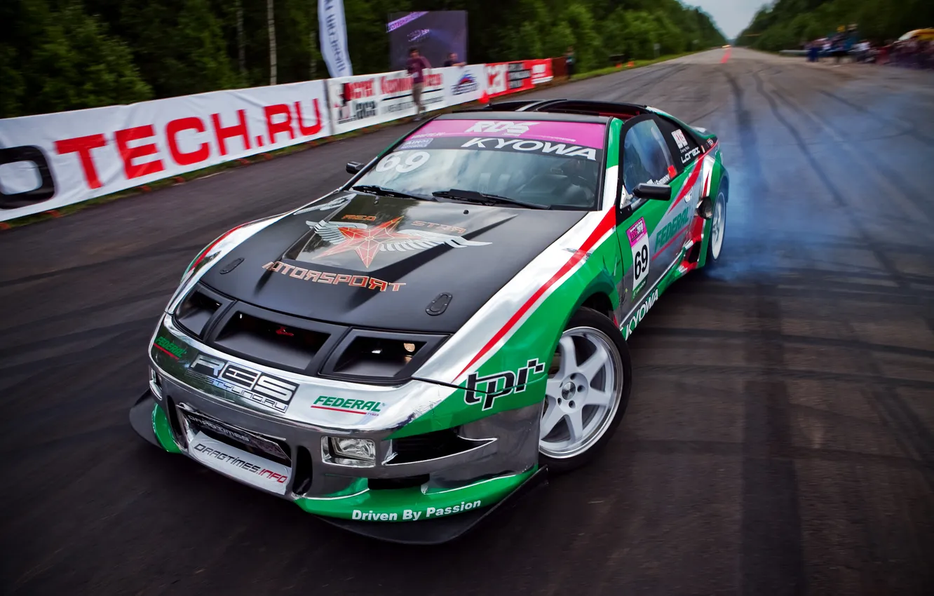 Photo wallpaper Nissan, drift, tuning, 300ZX