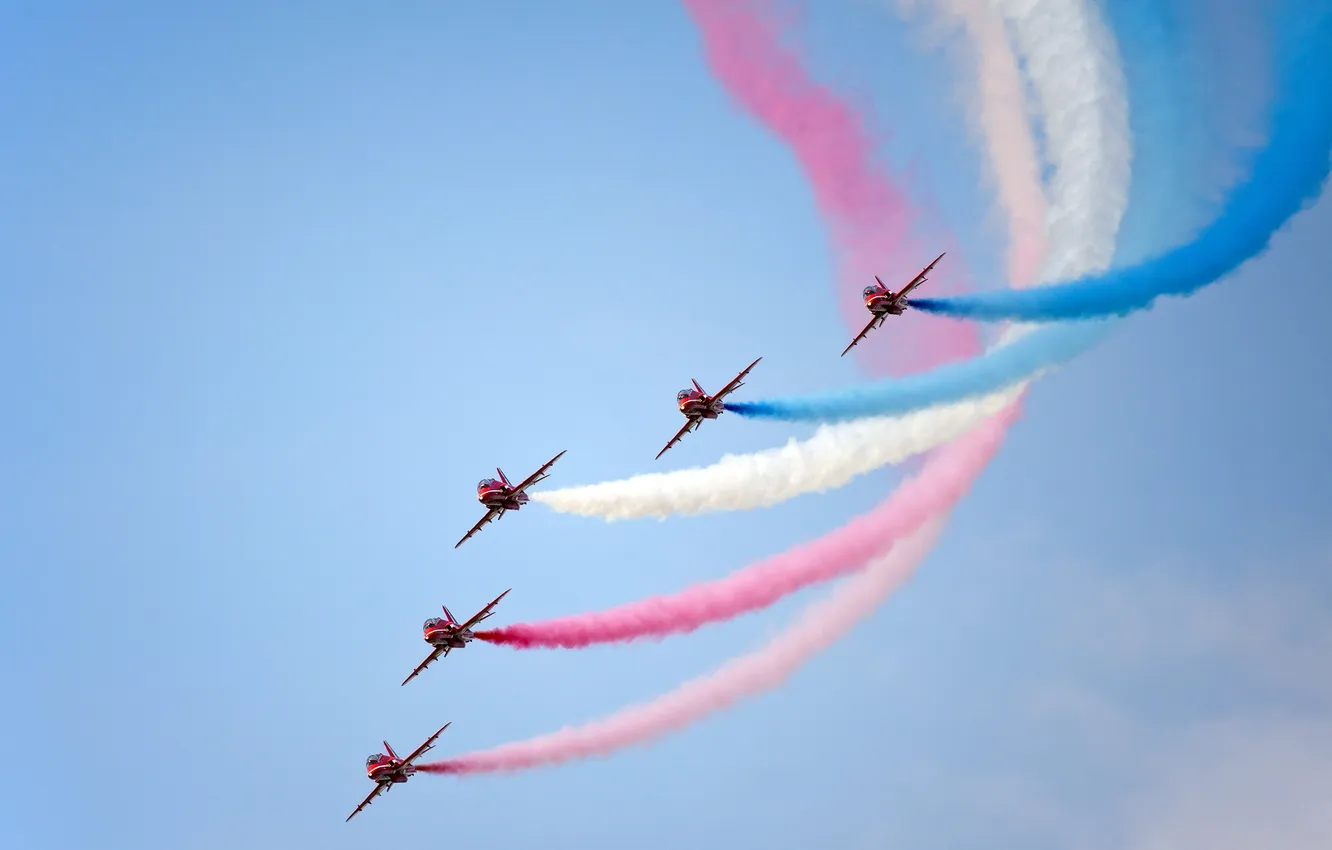 Photo wallpaper aviation, show, the plane