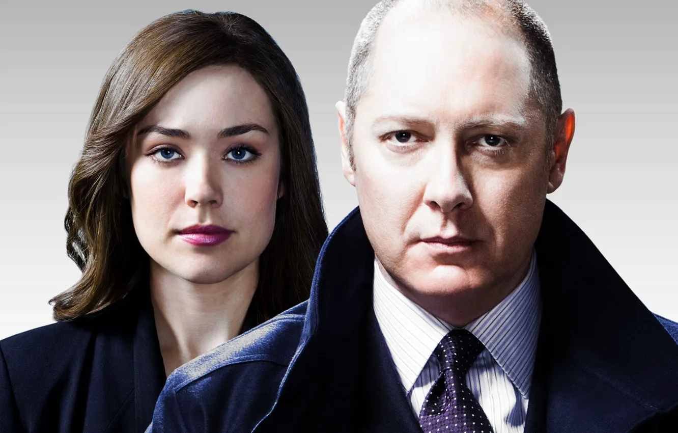 Photo wallpaper the series, Raymond Reddington, James Spader, Blacklist, Elizabeth Keen, Megan Boone