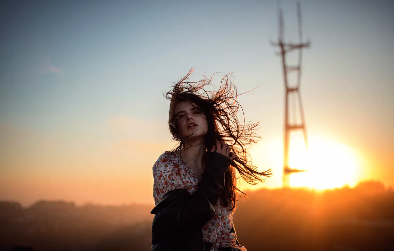 Photo wallpaper girl, the sun, hair, based on the movie, Jesse Duke, Twin Peaks