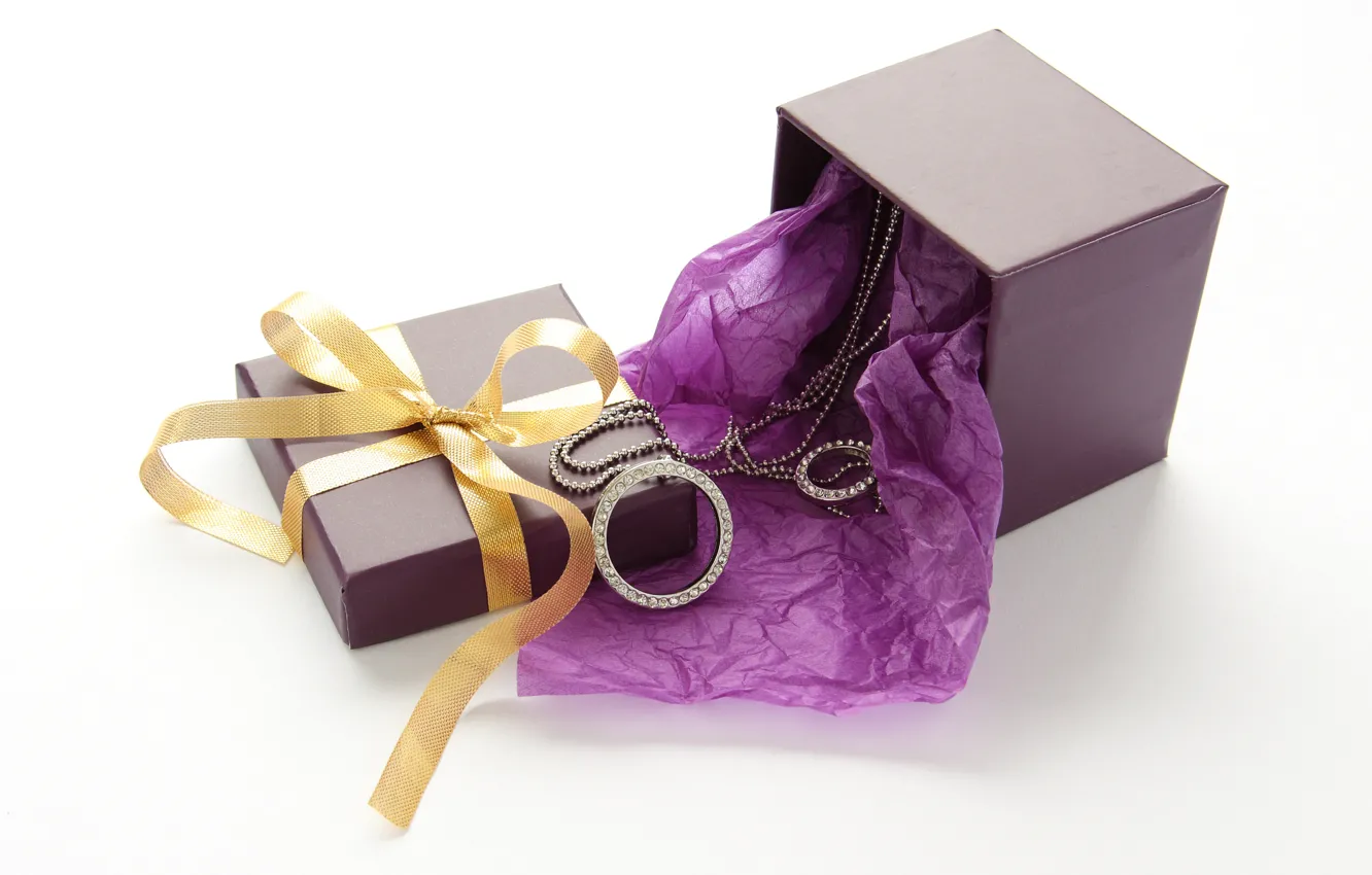 Photo wallpaper box, gift, pendant, chain, Birthday, Iryna Melnyk