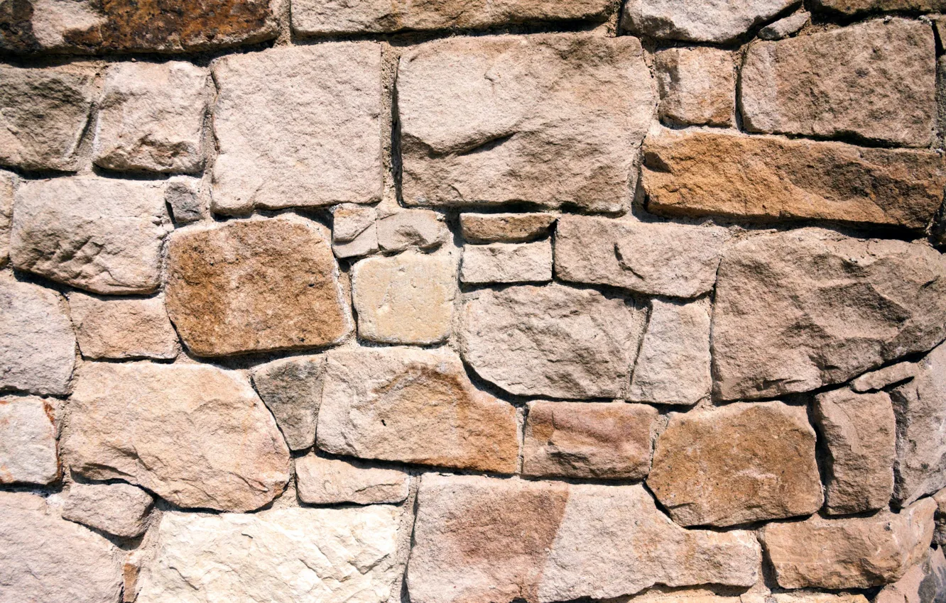 Photo wallpaper wall, pattern, stones