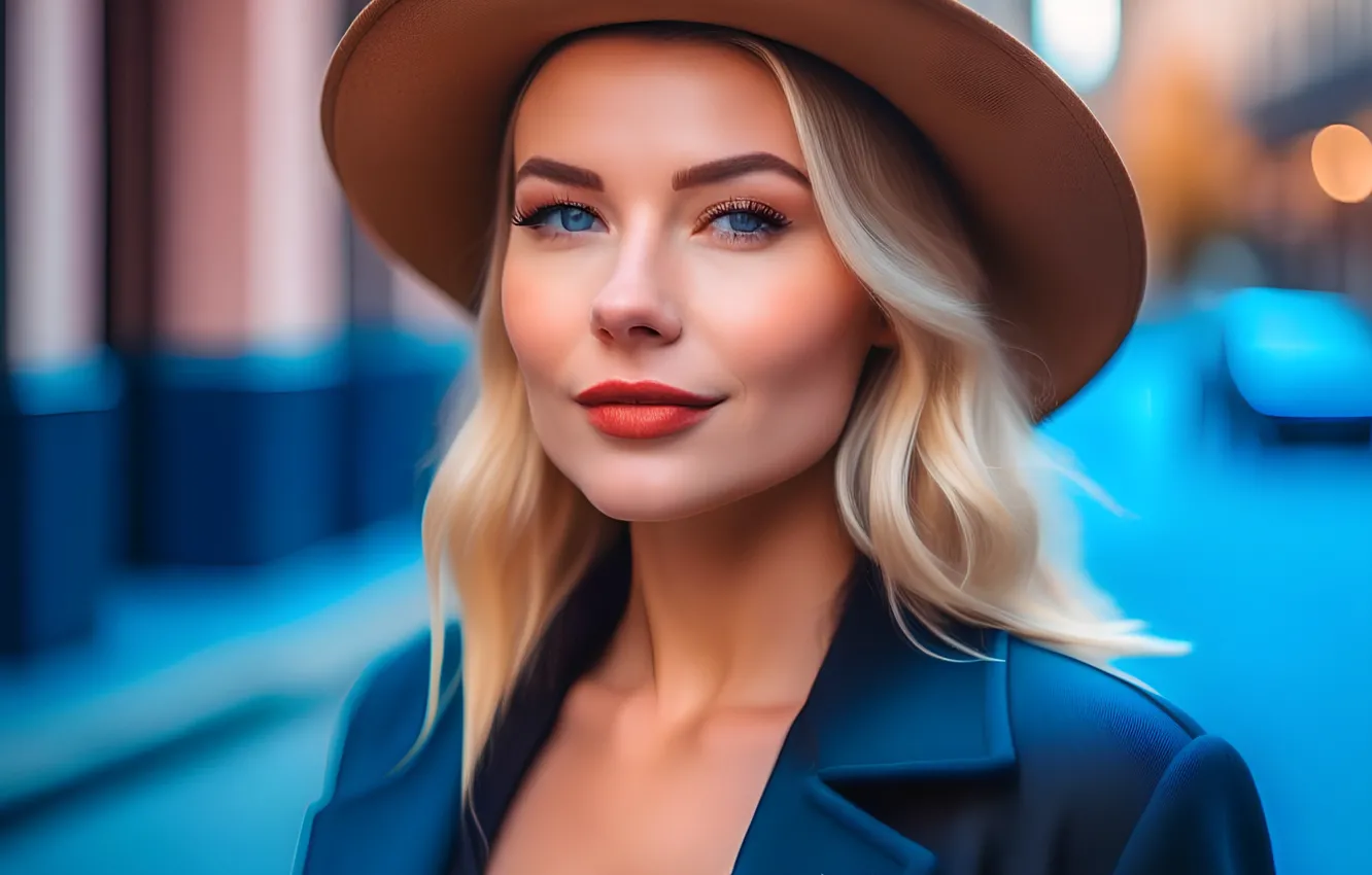 Photo wallpaper girl, beauty, blonde