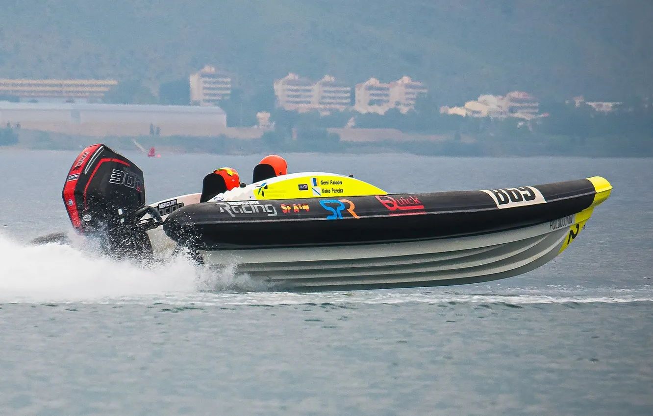 Photo wallpaper race, boat, speed