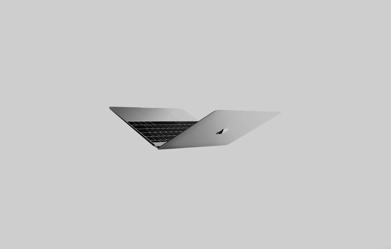 Photo wallpaper design, minimalism, aluminum, Retina, The new MacBook, Pure invention, Force Touch, new design