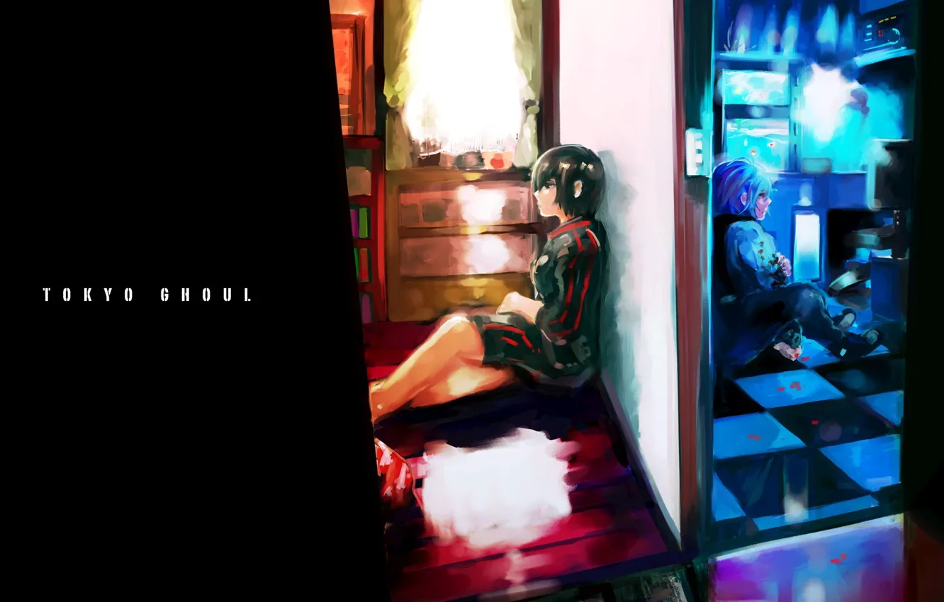 Photo wallpaper anime, anime, Tokyo Ghoul, Tokyo Ghoul, Bring Kirishima, Access Aya Gusto