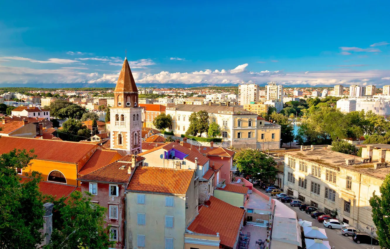 Photo wallpaper street, home, Croatia, Zadar