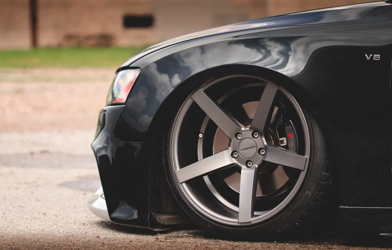 Photo wallpaper Audi, audi, wheel