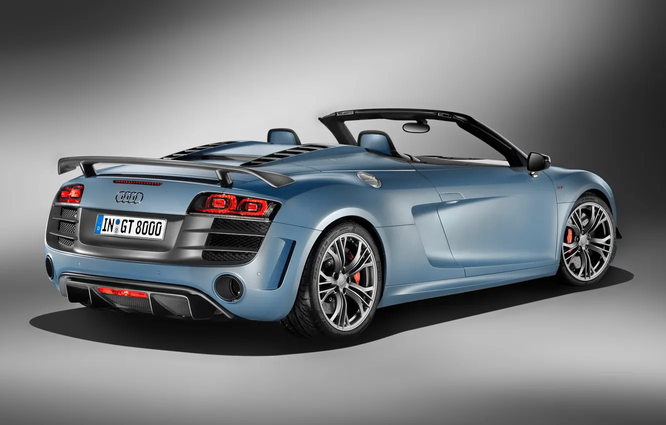 Photo wallpaper car, machine, Audi R8 GT Spyder, 3000x2064