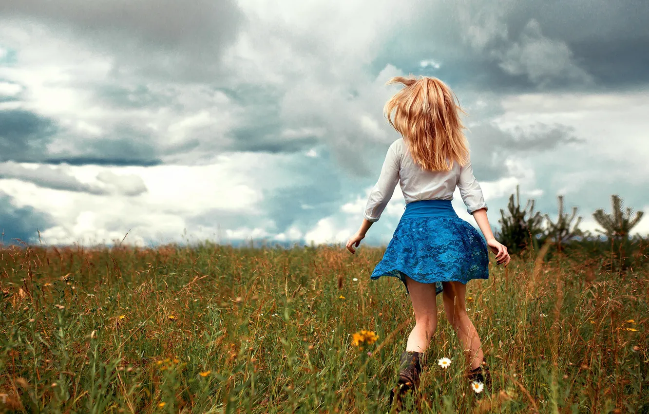 Photo wallpaper skirt, Girl, legs, Aleksandr Suhar