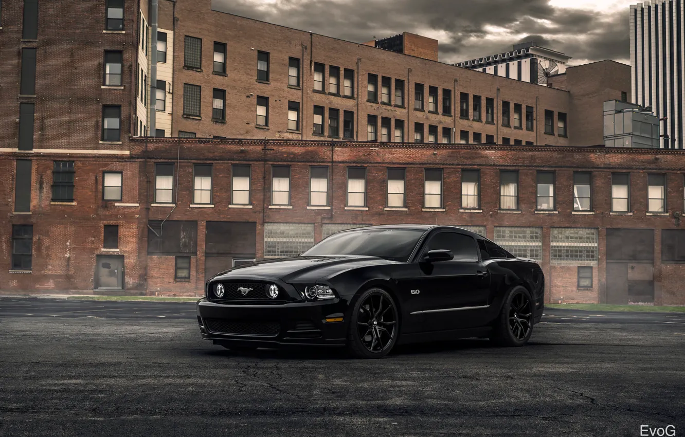 Photo wallpaper Ford Mustang, EvoG Photography, Evano Gucciardo, XO Luxury Wheels